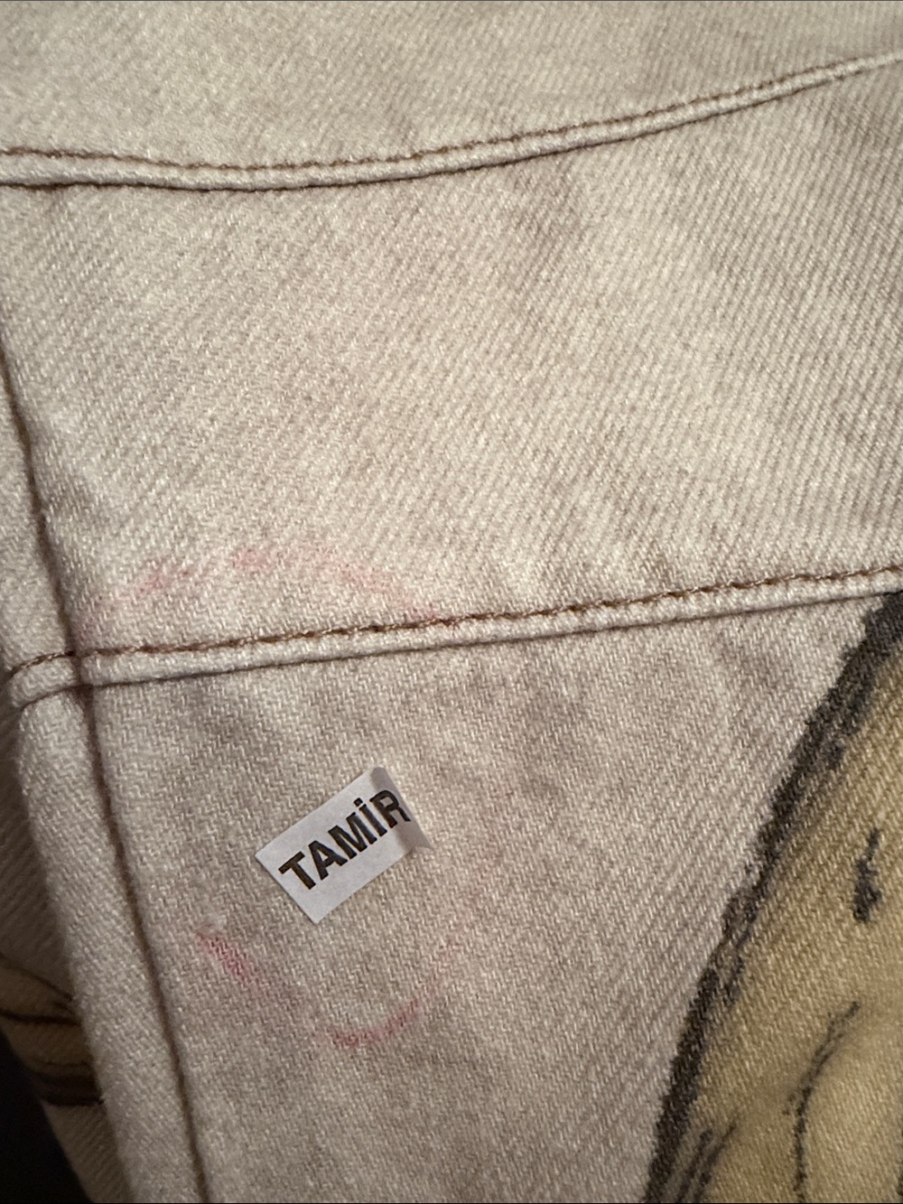 NWT We The Free Good Luck Printed Barrel Jeans in Go Bananas - Picture 4 of 6